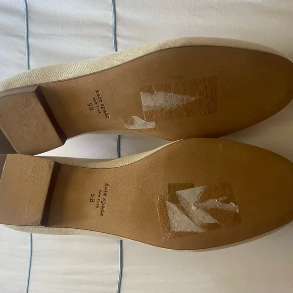 Kate Spade Cream Golf design Flats for Effortless Elegance - Picture 3 of 4